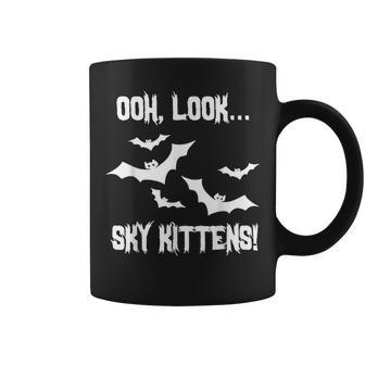 Ooh Look Sky Kittens Funny Halloween Bats Costume Coffee Mug - Thegiftio UK