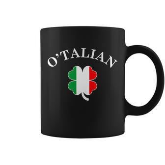 Otalian Italian Irish Shamrock St Patricks Day Tshirt Coffee Mug - Monsterry AU