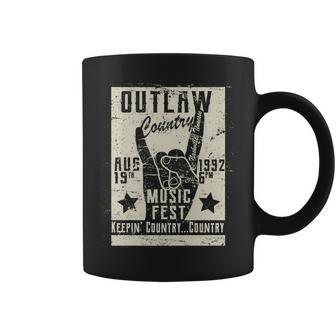 Outlaw Country Music Fest Nashville Coffee Mug - Monsterry UK