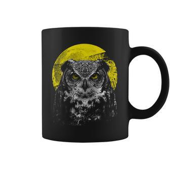 Owl Moon Light Tshirt Coffee Mug - Monsterry