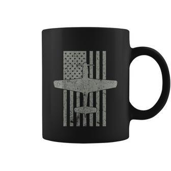 P51 Mustang Wwii Fighter Airplane Vintage Flag Coffee Mug - Monsterry DE