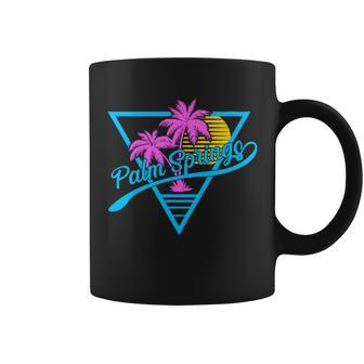 Palm Springs Retro 80S Neon Coffee Mug - Monsterry