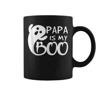 Papa Is My Boo Kid Toddler N Halloween Boo Ghost Coffee Mug - Thegiftio UK