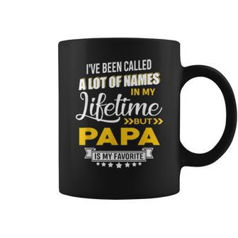 Papa Is My Favorite Name New Grandpa Papa Xmas Coffee Mug - Thegiftio UK