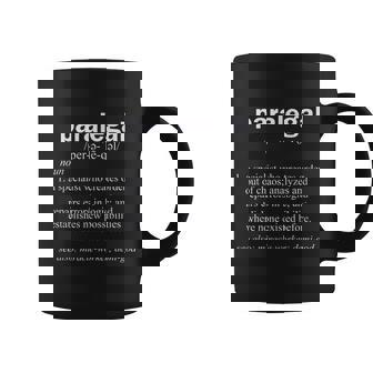 Paralegal Definition Funny Legal Assistant Gag Gift Graphic Design Printed Casual Daily Basic Coffee Mug - Thegiftio