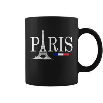 Paris Eiffel Tower Logo Tshirt Coffee Mug - Monsterry UK