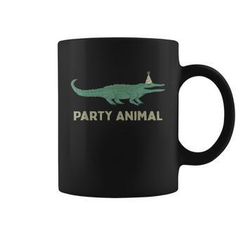 Party Animal Alligator Birthday Alligator Birthday Coffee Mug - Monsterry DE