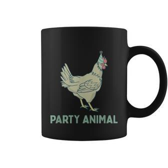 Party Animal Chicken Birthday Chicken Birthday Coffee Mug - Monsterry