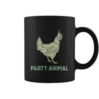 Party Animal Chicken Birthday Chicken Birthday Graphic Design Printed Casual Daily Basic Coffee Mug - Thegiftio UK