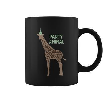 Party Animal Giraffe Birthday Gift Giraffe Birthday Gift Graphic Design Printed Casual Daily Basic Coffee Mug - Thegiftio UK