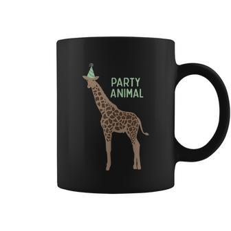 Party Animal Giraffe Birthday Giraffe Birthday Coffee Mug - Monsterry AU