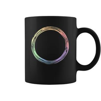 Pastel Rainbow Circle Subtle Pride Lgbt Gay Rights Equality Coffee Mug - Thegiftio UK