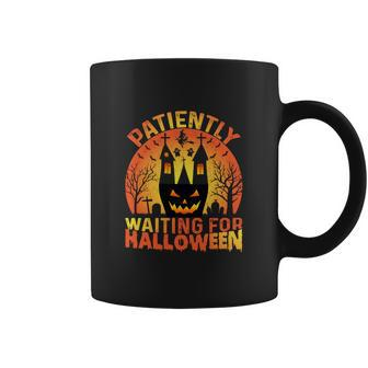 Patiently Spend All Year Waiting For Halloween Coffee Mug - Seseable
