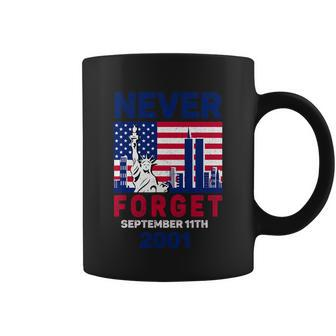 Patriot Day Never Forget Us Flag September Th Graphic Design Printed Casual Daily Basic Coffee Mug - Thegiftio UK