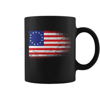 Patriotic 13 Colonies Flag Betsy Ross Coffee Mug - Monsterry