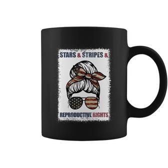 Patriotic 4Th Of July Stars Stripes And Reproductive Rights Funny Gift Coffee Mug - Monsterry AU