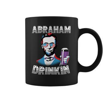 Patriotic Abraham Lincoln Drinkin T-Shirt Graphic Design Printed Casual Daily Basic Coffee Mug - Thegiftio UK