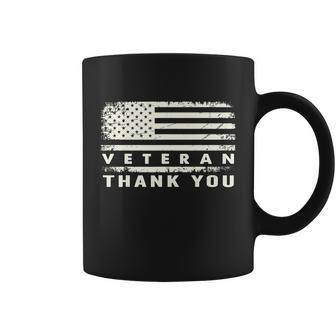 Patriotic American Flag Veterans Day Veteran Thank You Graphic Design Printed Casual Daily Basic Coffee Mug - Thegiftio UK