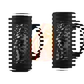 Patriotic Christian American Flag One Nation Under God Graphic Design Printed Casual Daily Basic Coffee Mug - Thegiftio