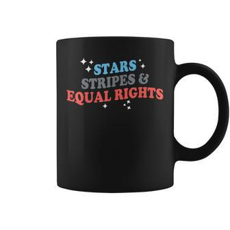 Patriotic Stars Stripes And Equal Rights 4Th Of July Coffee Mug - Seseable