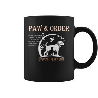 Paw And Order Special Feline Unit Pets Training Dog And Cat Coffee Mug - Seseable
