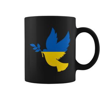 Peace In Ukraine Dove Coffee Mug - Monsterry DE