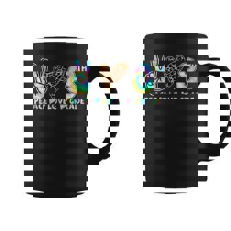 Peace Love 8Th Grade Squad Back To School Teacher Student Coffee Mug - Thegiftio UK