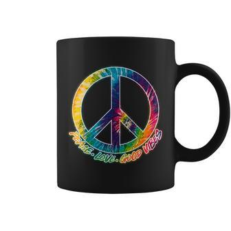 Peace Love Good Vibes Tshirt Coffee Mug - Monsterry