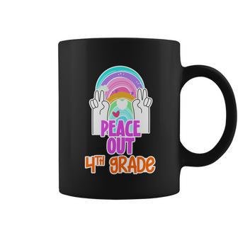 Peace Out 4Th Fourth Grade Graduation Last Day Of School Gift Coffee Mug - Thegiftio UK
