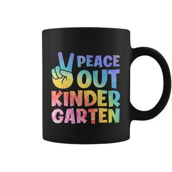Peace Out Kindergarten Grade 2022 Happy Last Day Of School Gift Coffee Mug - Monsterry