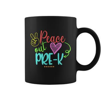 Peace Out Prek Graphic Plus Size Shirt For Teacher Female Male Kids Coffee Mug - Monsterry UK