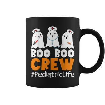 Pediatric Life Boo Boo Crew Nurse Ghost Halloween Costume Coffee Mug - Seseable