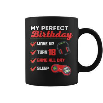 Perfekter 18Th Birthday Gamer Boy Gamer Coffee Mug - Seseable