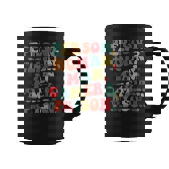 Person Woman Man Camera Prison Funny Design Coffee Mug - Thegiftio