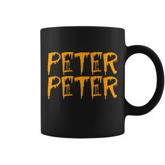 Peter Peter Pumpkin Eater Couples Halloween Costume Tshirt Coffee Mug - Monsterry