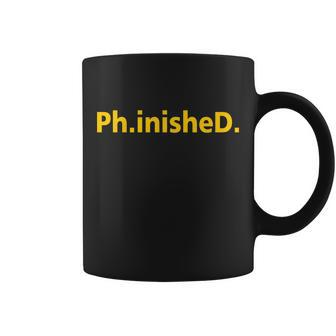 Phinished Phd Tshirt Coffee Mug - Monsterry