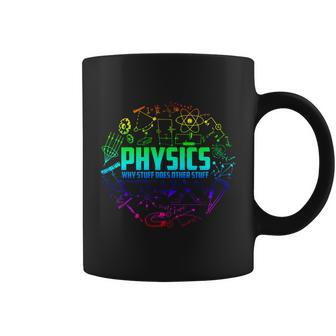 Physics Why Stuff Does Other Stuff Funny Physicists Gift Great Gift Coffee Mug - Monsterry AU