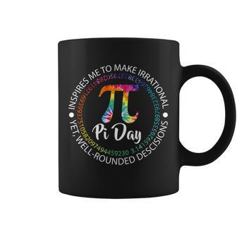 Pi Day Inspired To Make Irrational Choices Coffee Mug - Monsterry