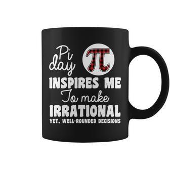 Pi Inspires Me Funny Pi Day 314 Tshirt Coffee Mug - Monsterry