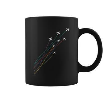 Pilot Commercial Passenger Airplanes Aeroplanes Airline Coffee Mug - Monsterry