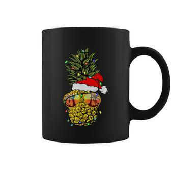 Pineapple Christmas Tree Or Christmas In July Pineapple Graphic Design Printed Casual Daily Basic Coffee Mug - Thegiftio UK