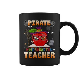 Pirate Kindergarten Teacher For Halloween Funny Pirate Day Coffee Mug - Thegiftio UK