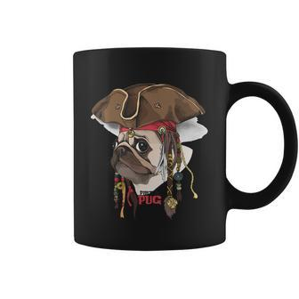 Pirate Pug V2 Coffee Mug - Monsterry UK