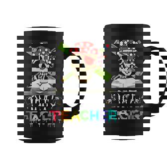Pirate Teacher Funny Halloween Skull Adult Gift Graphic Design Printed Casual Daily Basic Coffee Mug - Thegiftio