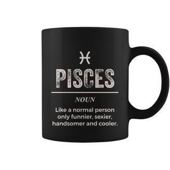 Pisces Definition Apparel For Men Women Funny Zodiac Gift Graphic Design Printed Casual Daily Basic Coffee Mug - Thegiftio UK