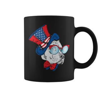Pitbull Flag America American Flag Pitbull Dogs Us Coffee Mug - Thegiftio UK