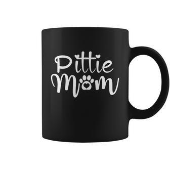 Pittie Mom Pitbull Dog Lovers Mothers Day Mothers Women Mom Funny Gift Coffee Mug - Thegiftio UK