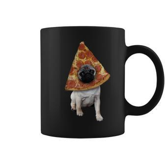 Pizza Pug Dog Tshirt Coffee Mug - Monsterry