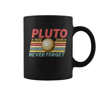 Pluto Never Forget Retro Vintage V2 Coffee Mug - Monsterry UK