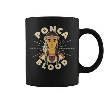 Ponca Blood Proud Native American Woman Ponca Nation Coffee Mug - Thegiftio UK